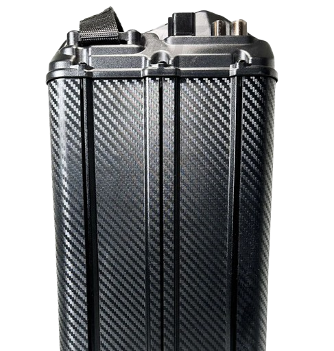 Carbon fiber battery wrap